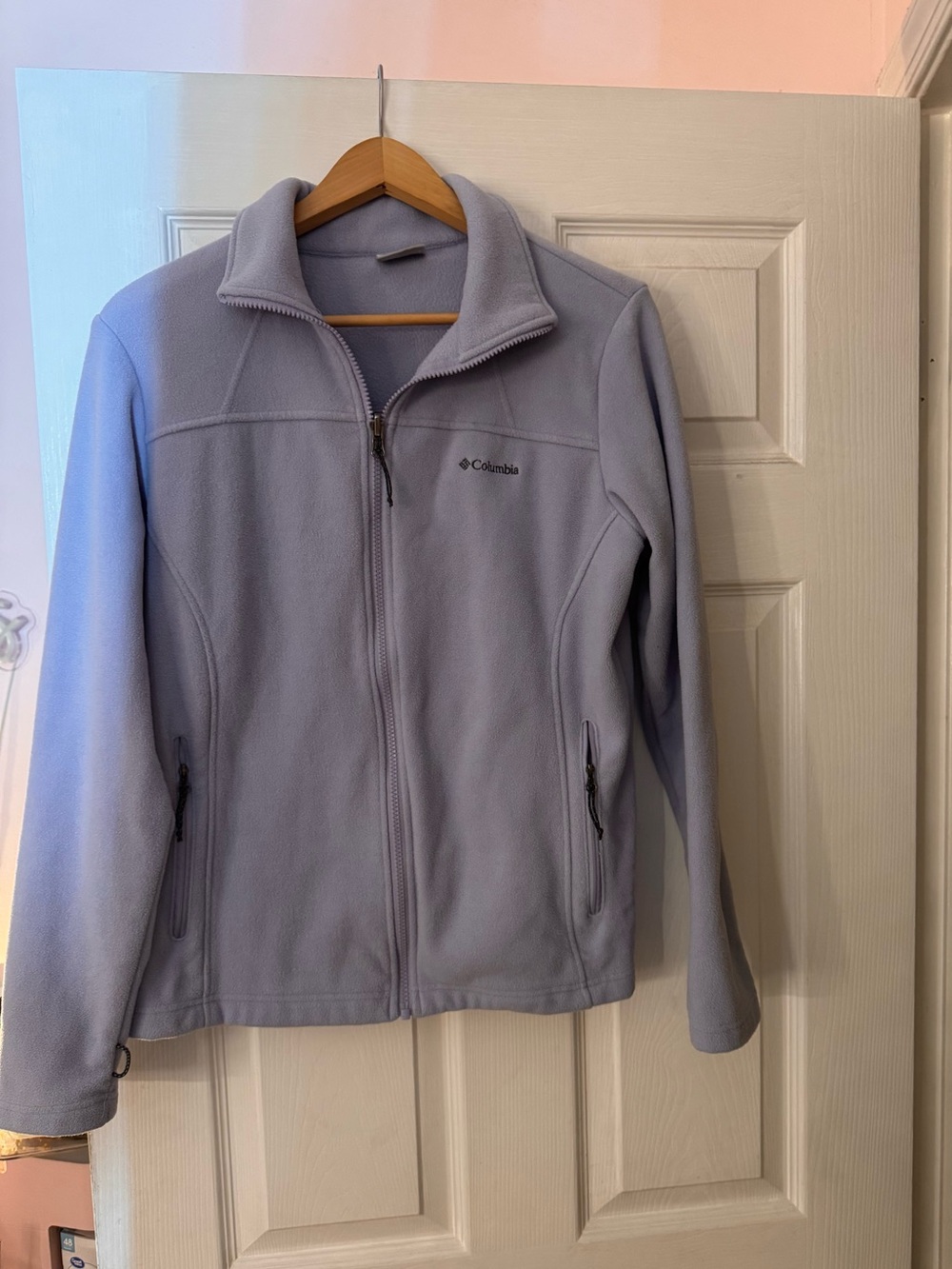 Columbia Light Lavender Full-Zip Teddy Fleece Jacket - Women